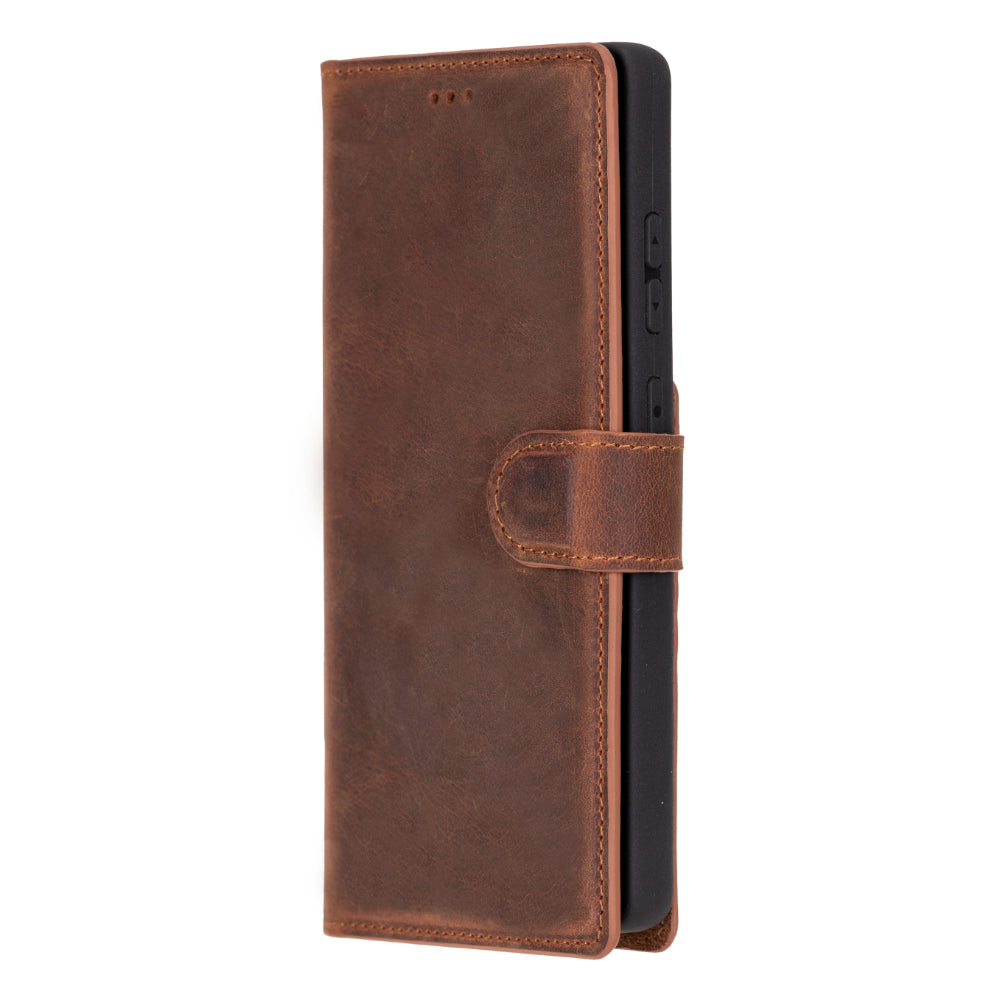 Magic Samsung Galaxy S25 Ultra Detachable Leather Wallet Case - LuggageDesigners