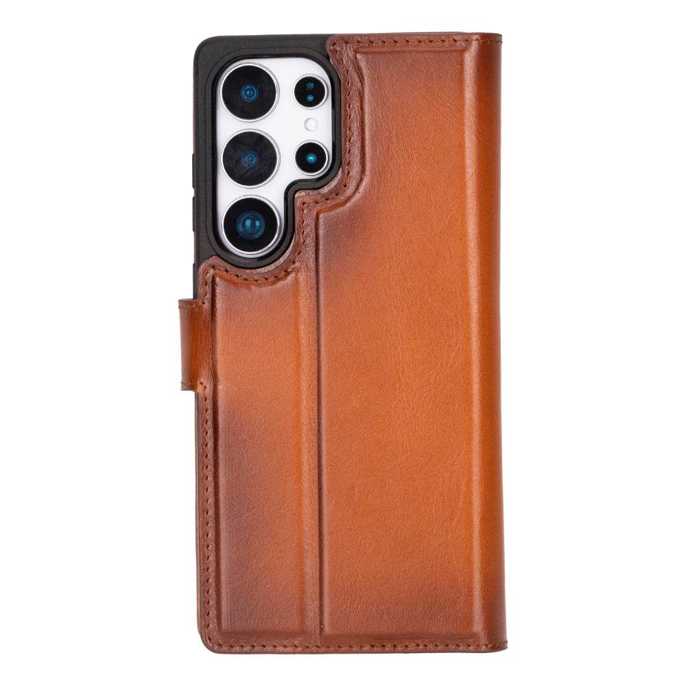 Magic Samsung Galaxy S25 Ultra Detachable Leather Wallet Case - LuggageDesigners