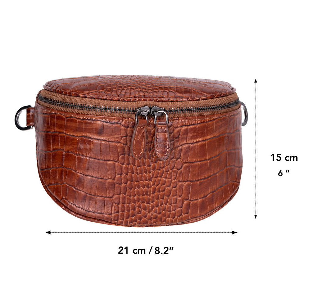 Alora Leather Crossbody Bag Mizuri Leather