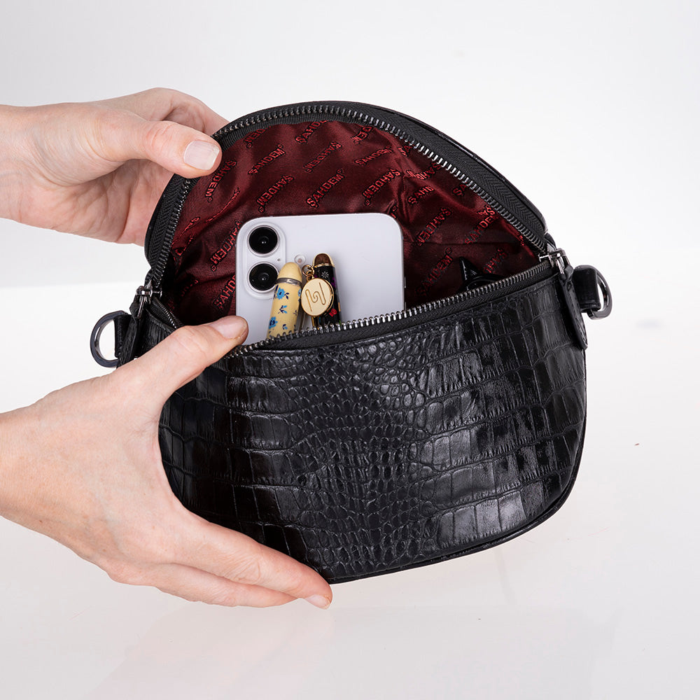 Alora Leather Crossbody Bag Mizuri Leather