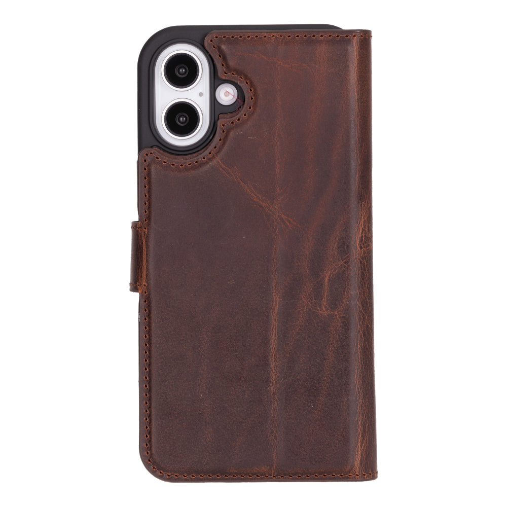 Magic iPhone 16 Detachable Leather Wallet Case Mizuri Leather