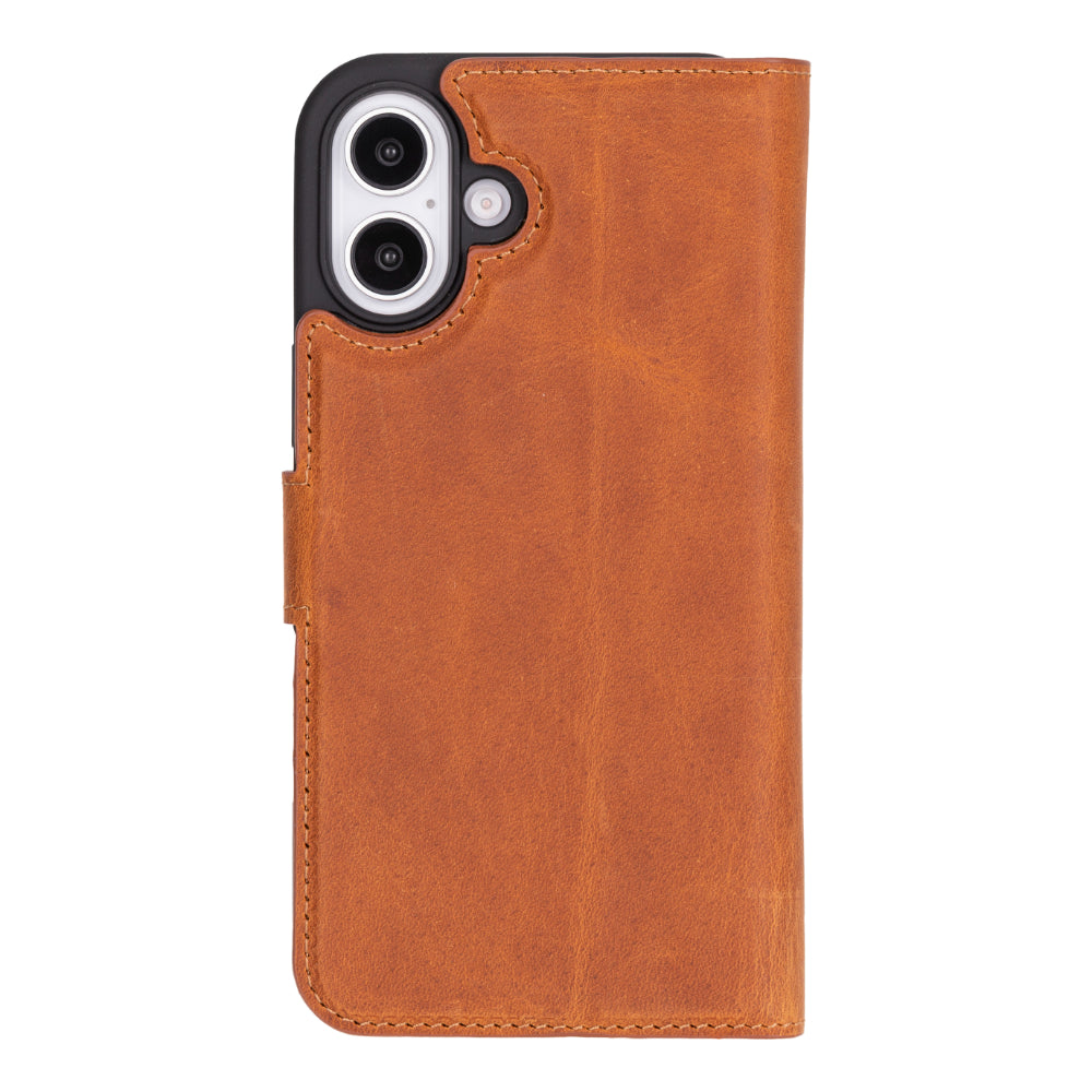 Magic iPhone 16 Plus Detachable Leather Wallet Case Mizuri Leather