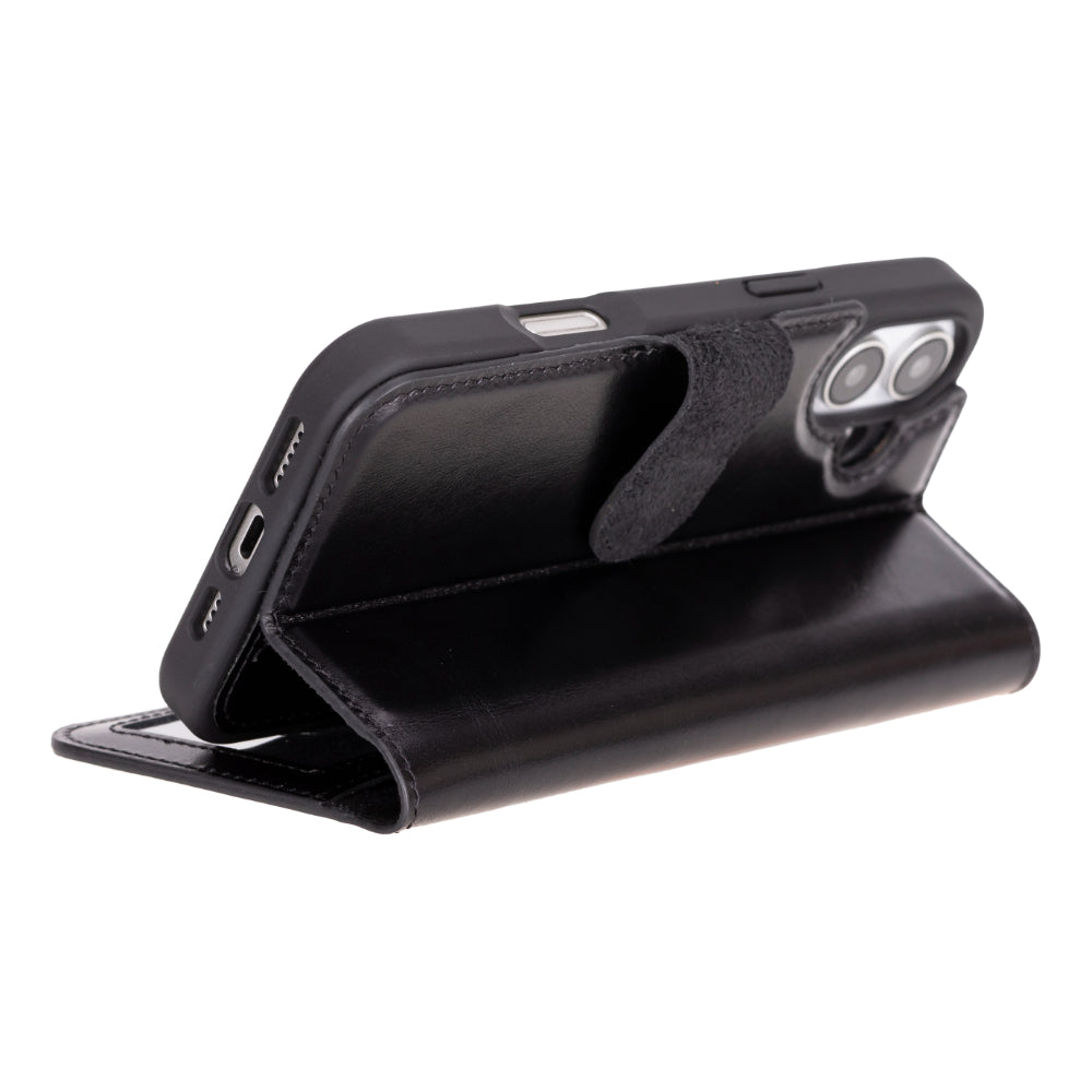 Magic iPhone 16 Plus Detachable Leather Wallet Case Mizuri Leather