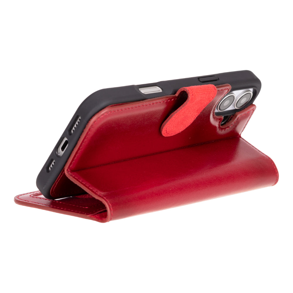 Magic iPhone 16 Plus Detachable Leather Wallet Case Mizuri Leather