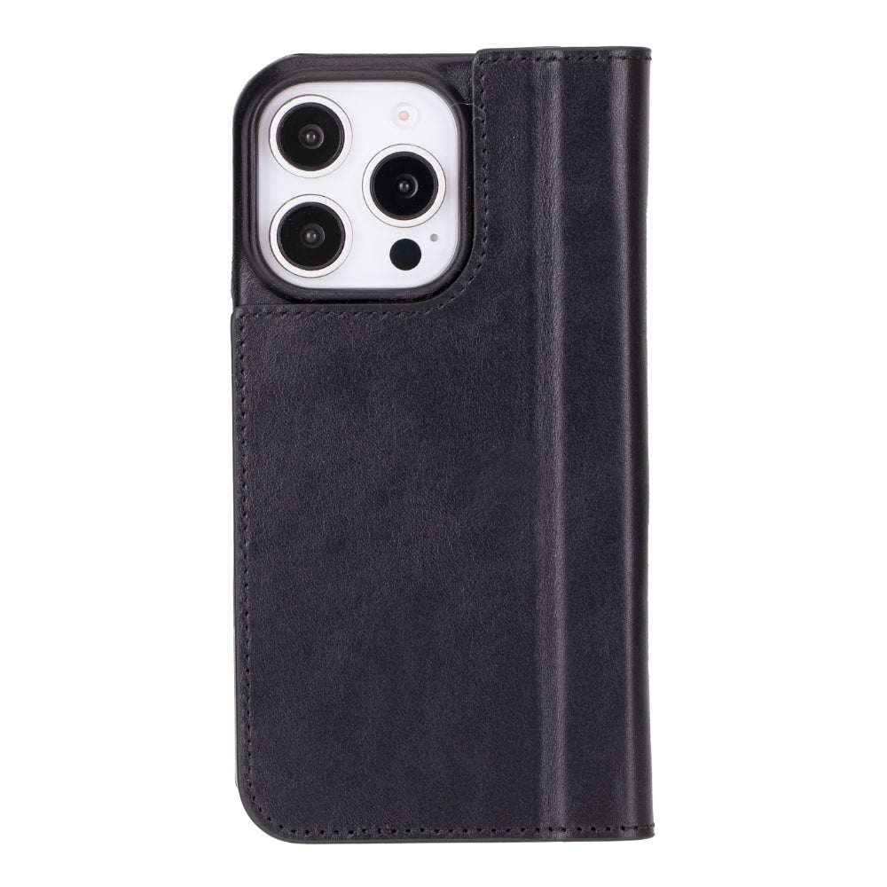 Sonat Leather iPhone 16 Pro Folio Case Mizuri Leather