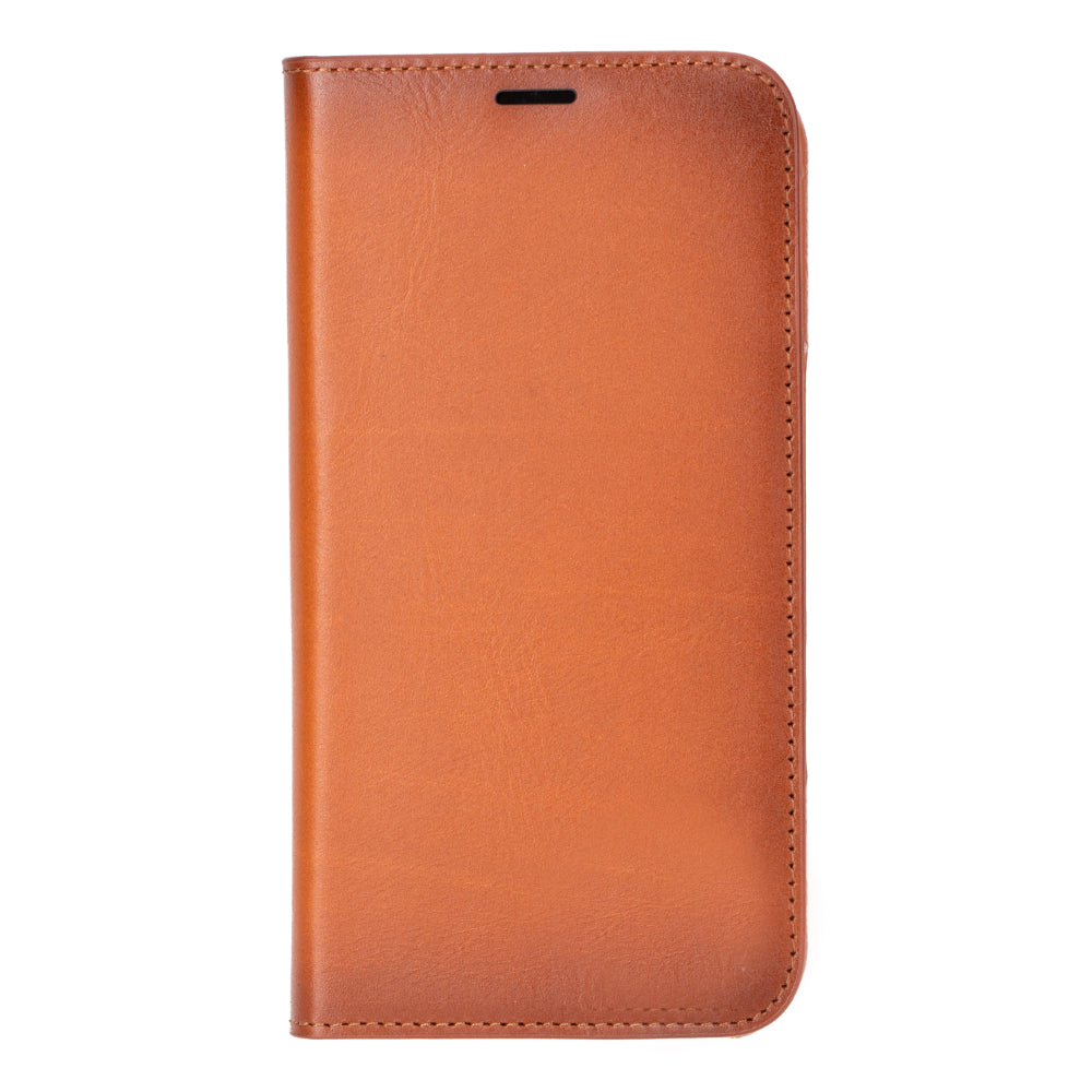 Sonat Leather iPhone 16 Pro Folio Case Mizuri Leather