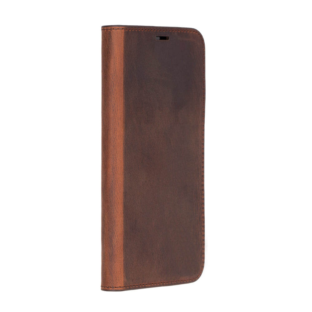 Sonat Leather iPhone 16 Pro Folio Case Mizuri Leather