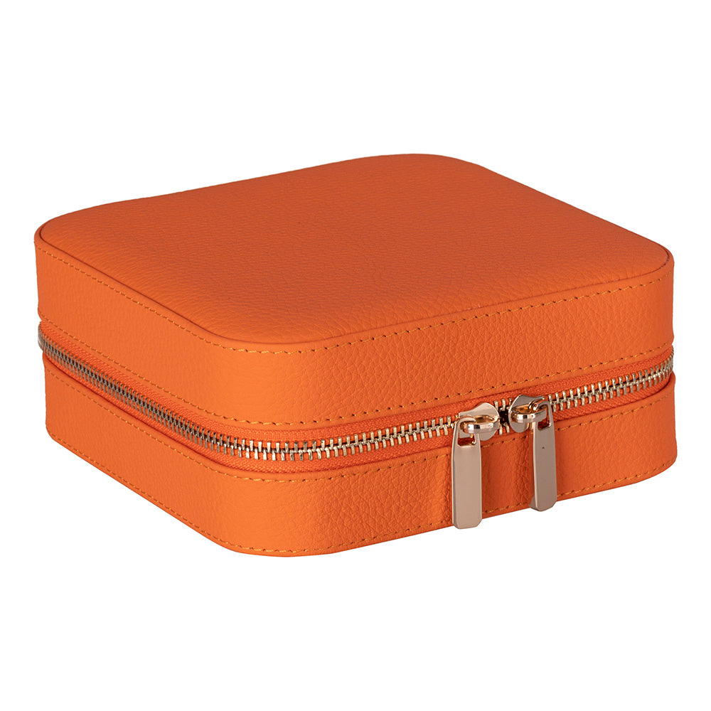 Amanda Leather Jewelry Box, Large - LuggageDesigners