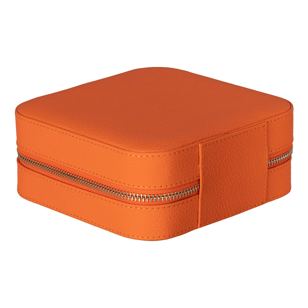Amanda Leather Jewelry Box, Large - LuggageDesigners