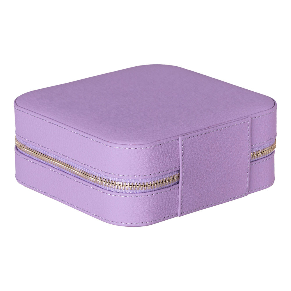 Amanda Leather Jewelry Box, Large - LuggageDesigners