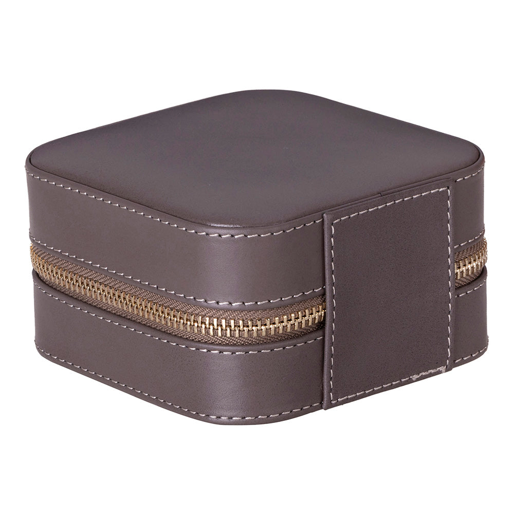 Amanda Leather Jewelry Box, Medium Mizuri Leather