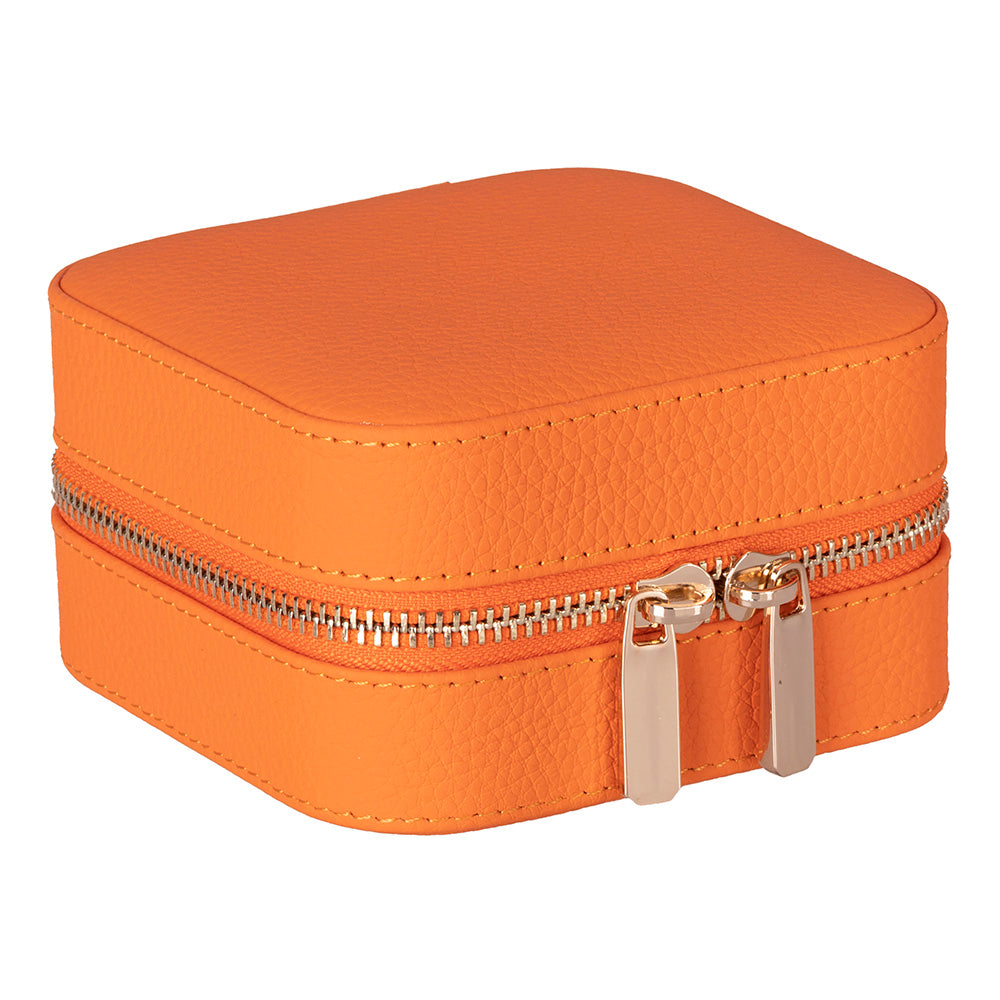 Amanda Leather Jewelry Box, Medium Mizuri Leather