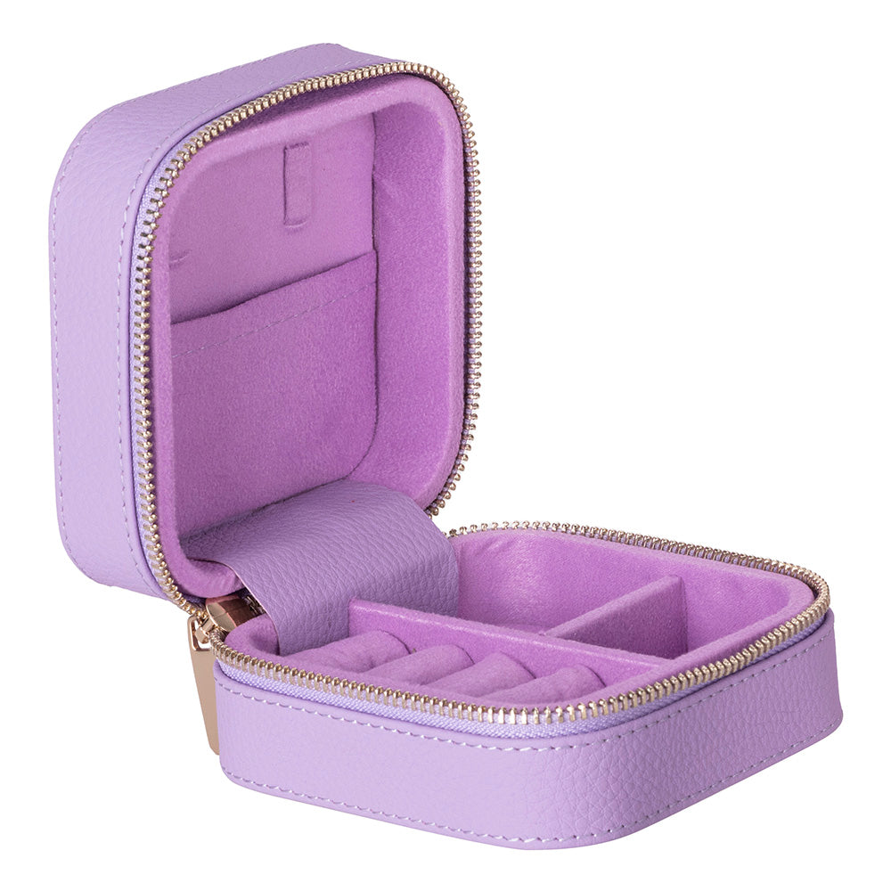 Amanda Leather Jewelry Box, Medium Mizuri Leather