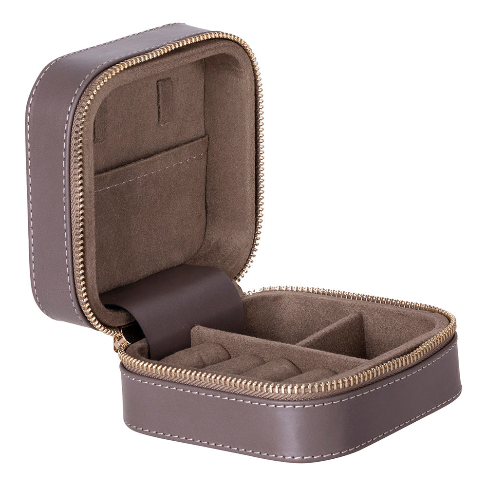 Amanda Leather Jewelry Box, Medium Mizuri Leather