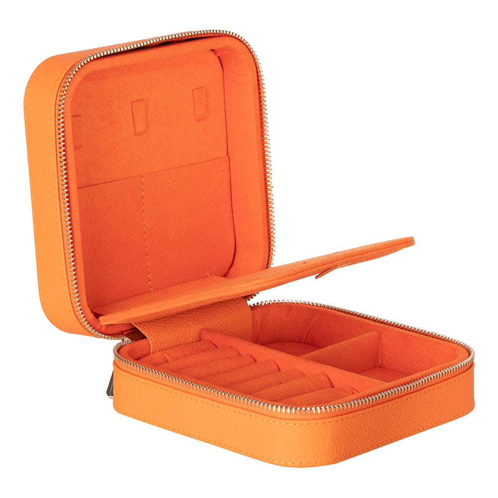 Amanda Leather Jewelry Box, Large - LuggageDesigners
