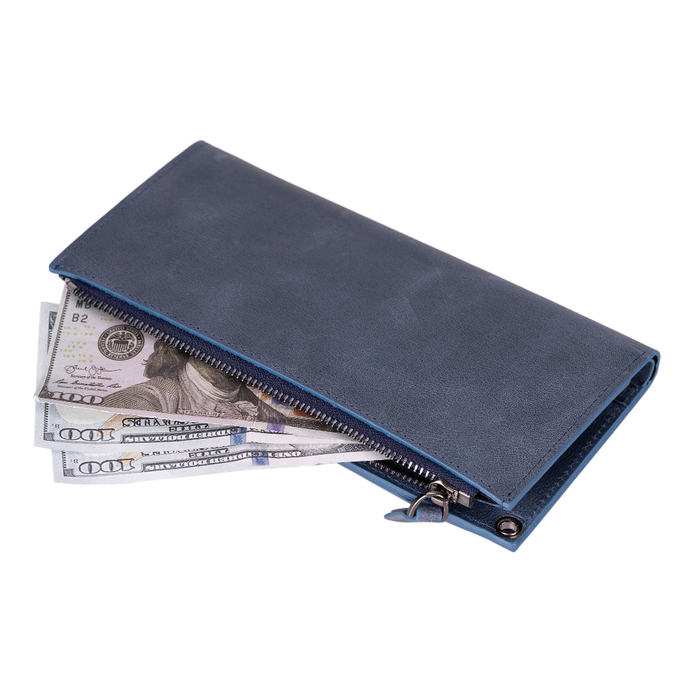 Lozan Strap Leather Crossbody Wallet Mizuri Leather