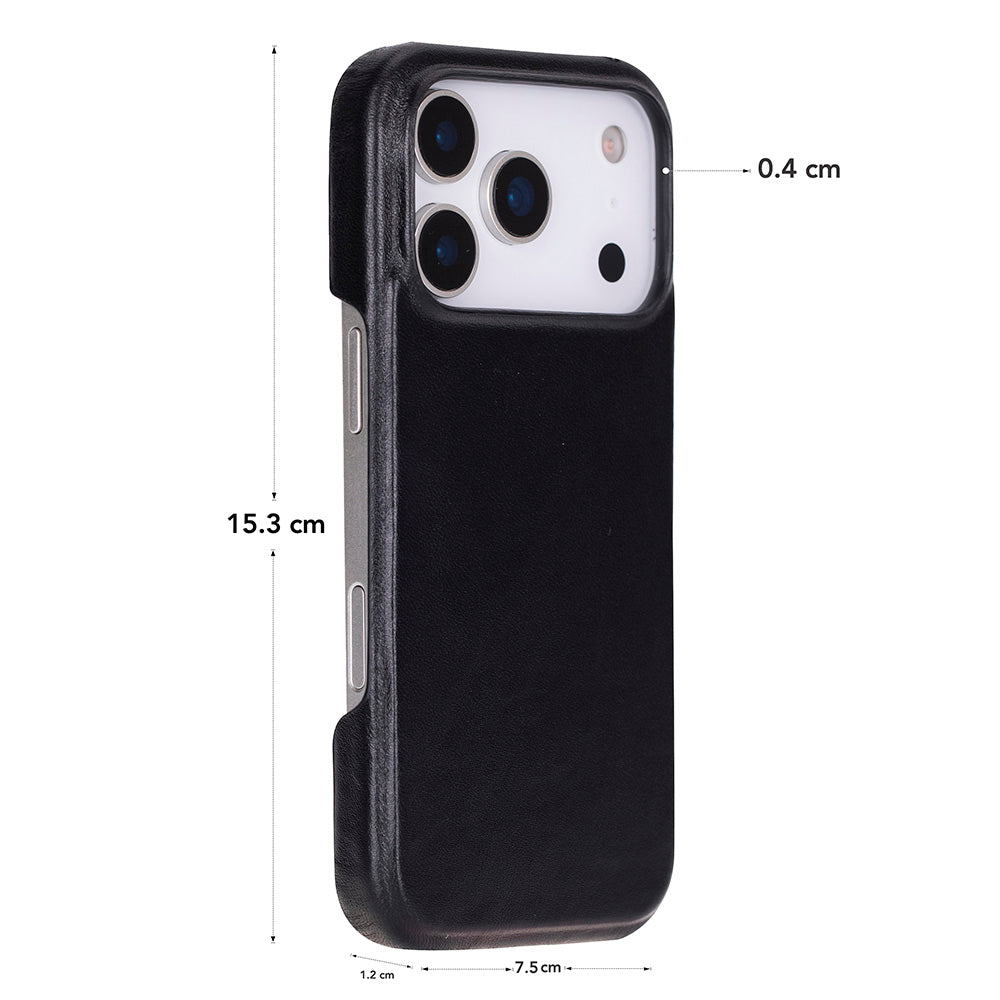 Ultimate Jacket Leather iPhone 17 Pro Case Mizuri Leather