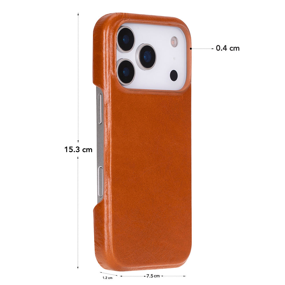 Ultimate Jacket Leather iPhone 17 Pro Case Mizuri Leather