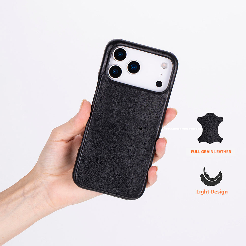 Ultimate Jacket Leather iPhone 17 Pro Max Case - LuggageDesigners