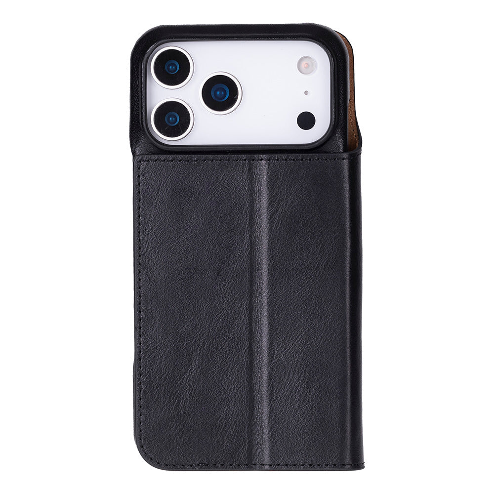 Sonat Leather iPhone 17 Pro Folio Case - LuggageDesigners