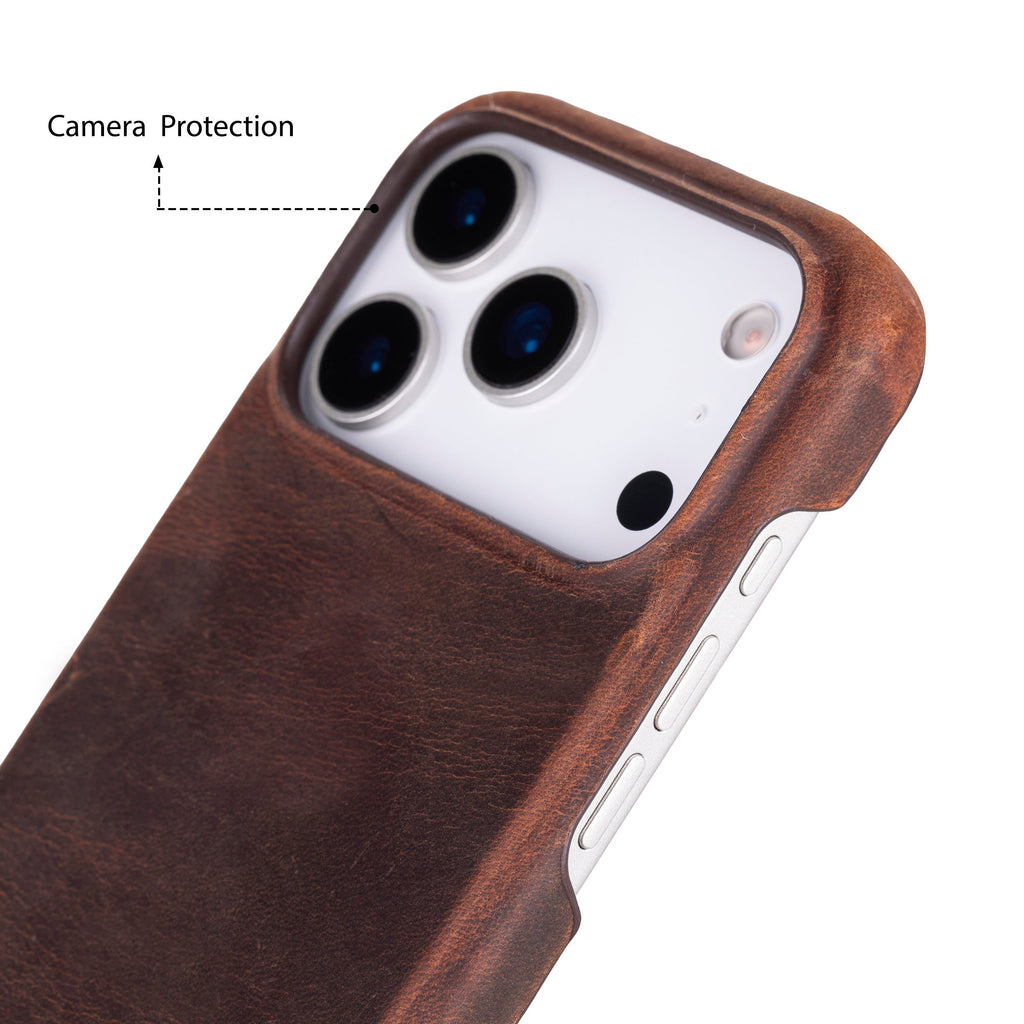 Ultimate Jacket Leather iPhone 17 Pro Case Mizuri Leather