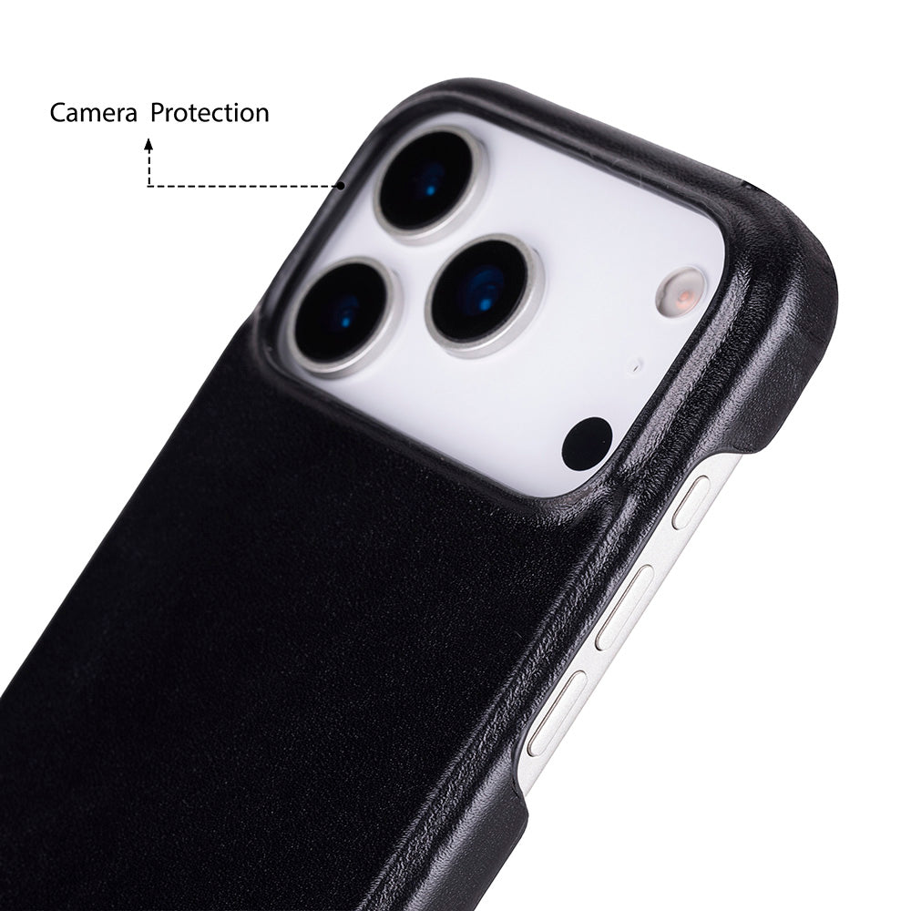 Ultimate Jacket Leather iPhone 17 Pro Case Mizuri Leather