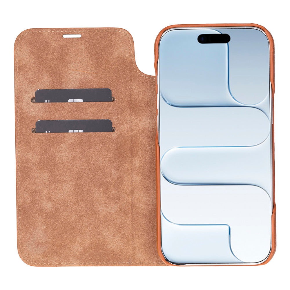 Sonat Leather iPhone 17 Air Folio Case Mizuri Leather