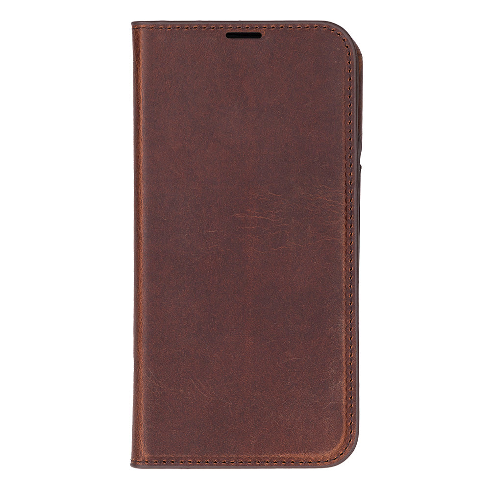 Sonat Leather iPhone 17 Folio Case - LuggageDesigners