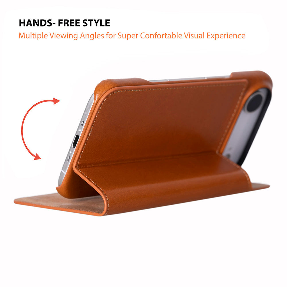 Sonat Leather iPhone 17 Air Folio Case Mizuri Leather