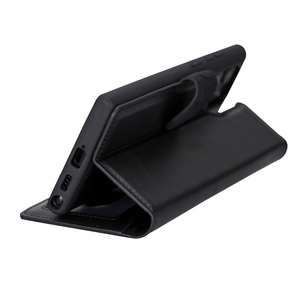 Magic Samsung Galaxy S22 Leather Detachable Wallet Case Mizuri Leather