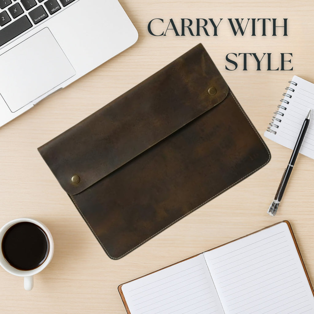The MacBook Folio Classy Leather Bags
