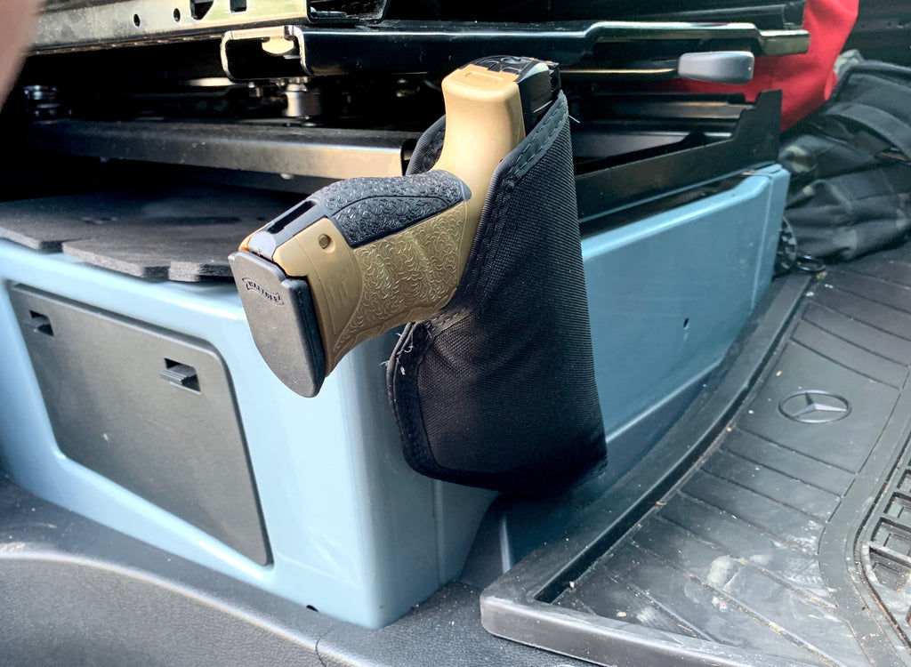 Magnetic Gun Holster Medium - Large frame semi autos Overland Gear Guy