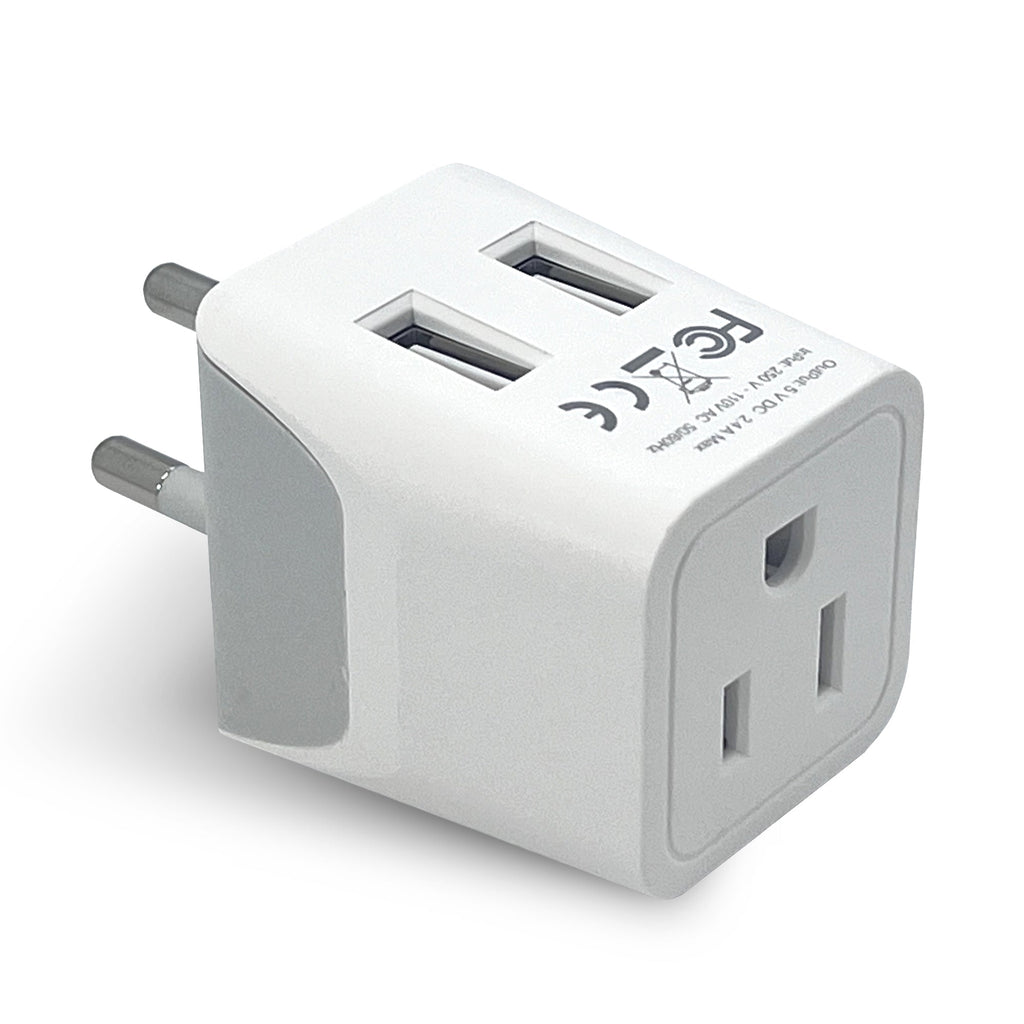 Thailand Travel Adapter - Type O - Dual USB (CTU-18) Ceptics