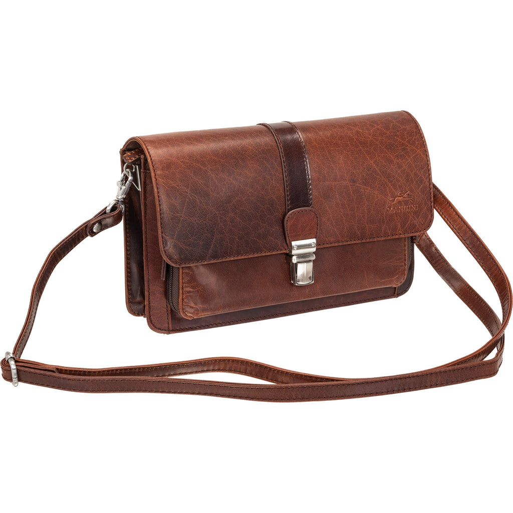 Mancini Large Unisex Bag with Zippered Rear Organizer (Copy) Mancini