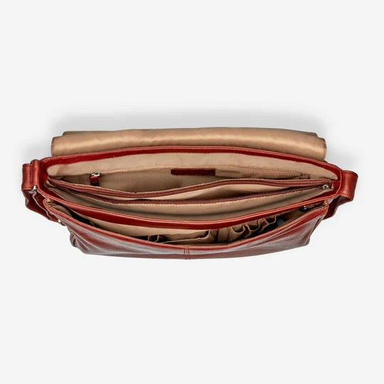 Osgoode Marley Cashmere Leather Messenger Bag Osgoode Marley