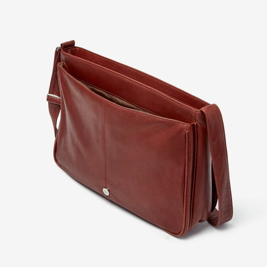 Osgoode Marley Cashmere Leather Messenger Bag Osgoode Marley