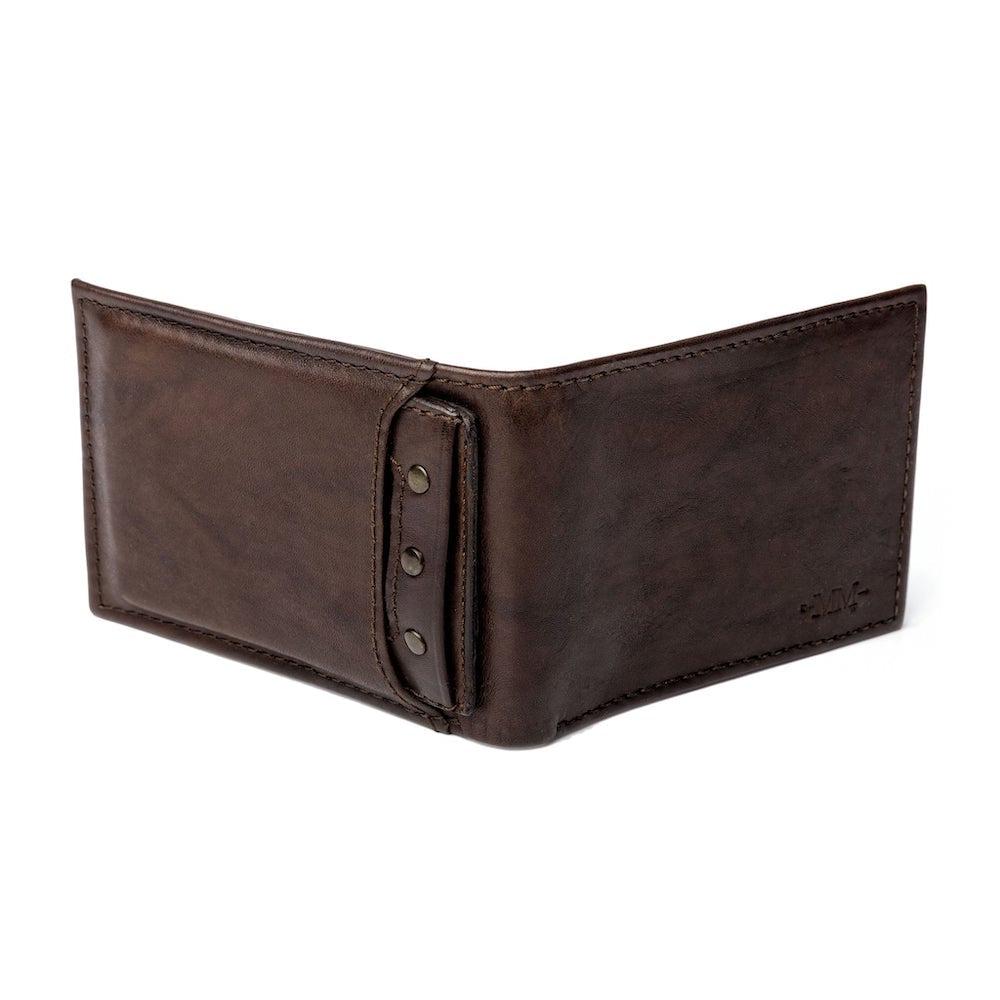 Benjamin Leather Bifold with Front Pocket Wallet Mission Mercantile Leather Goods