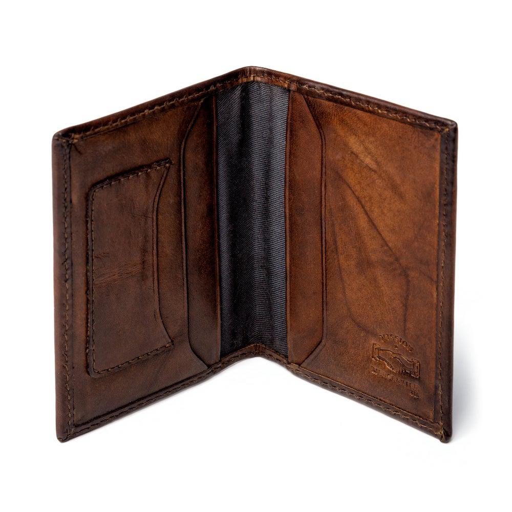 Benjamin Leather Card Wallet Mission Mercantile Leather Goods