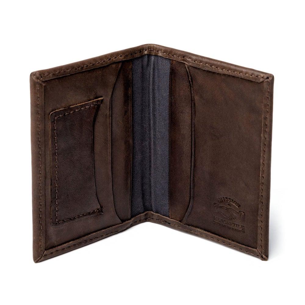 Benjamin Leather Card Wallet Mission Mercantile Leather Goods