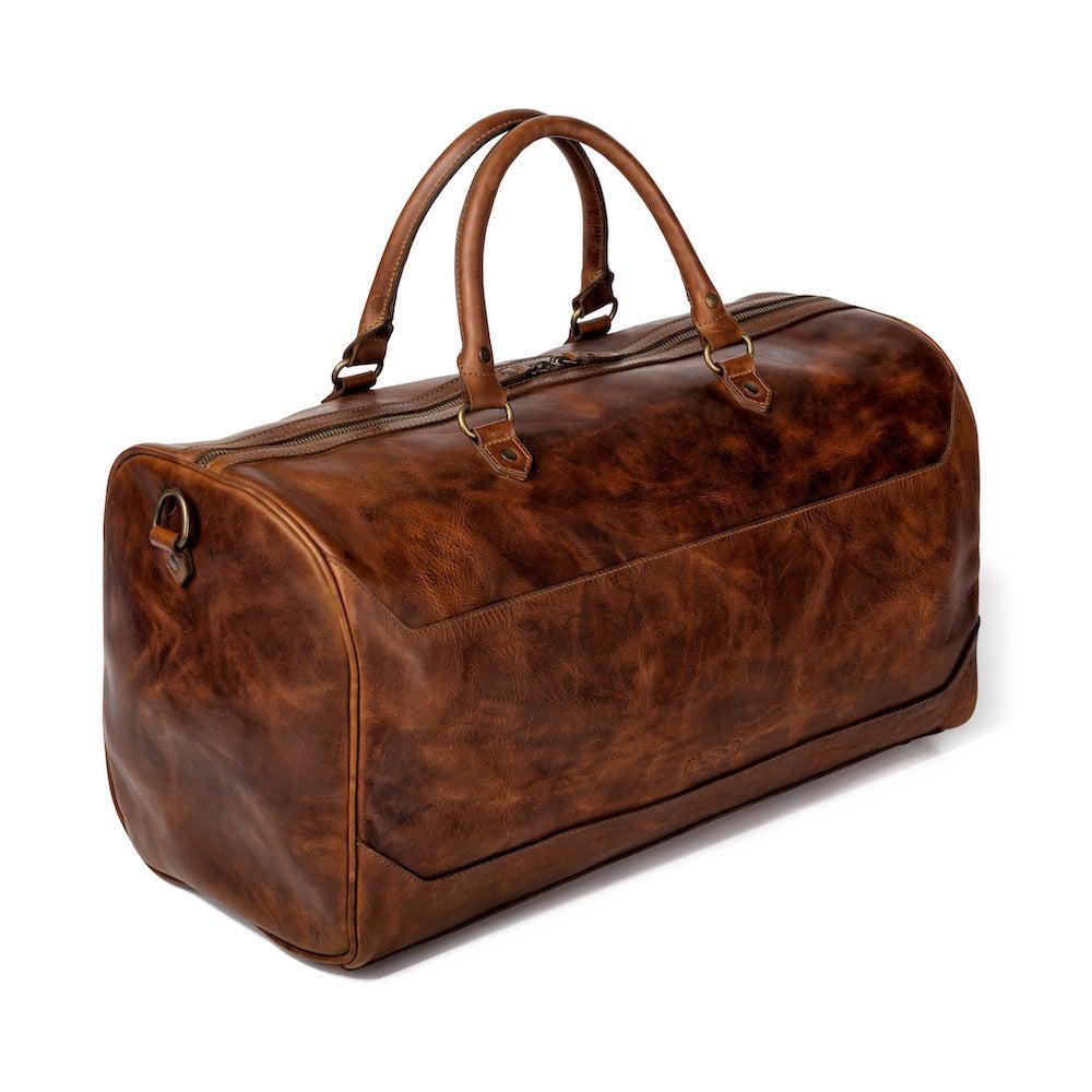 Benjamin Leather Duffle Bag Mission Mercantile Leather Goods