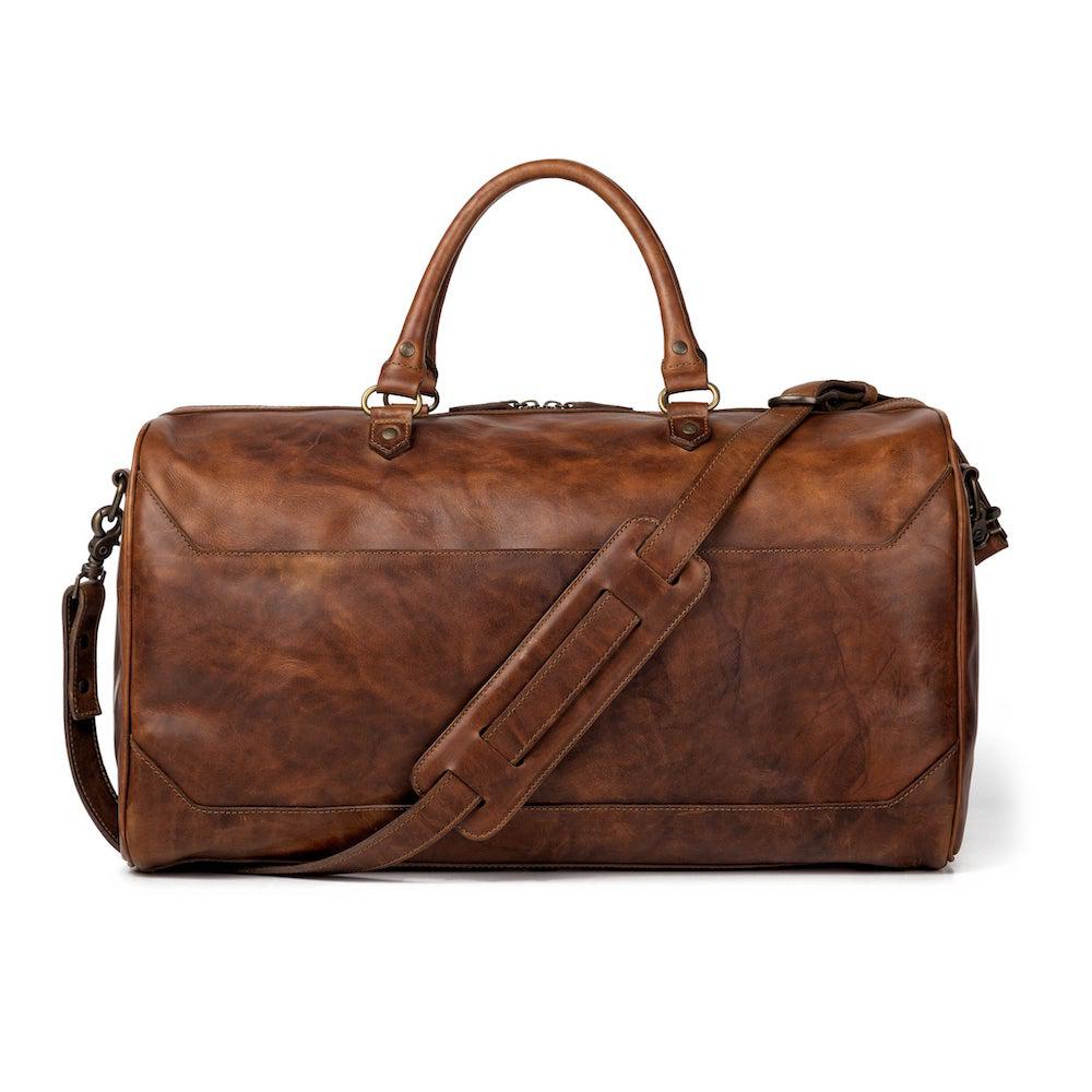 Benjamin Leather Duffle Bag Mission Mercantile Leather Goods