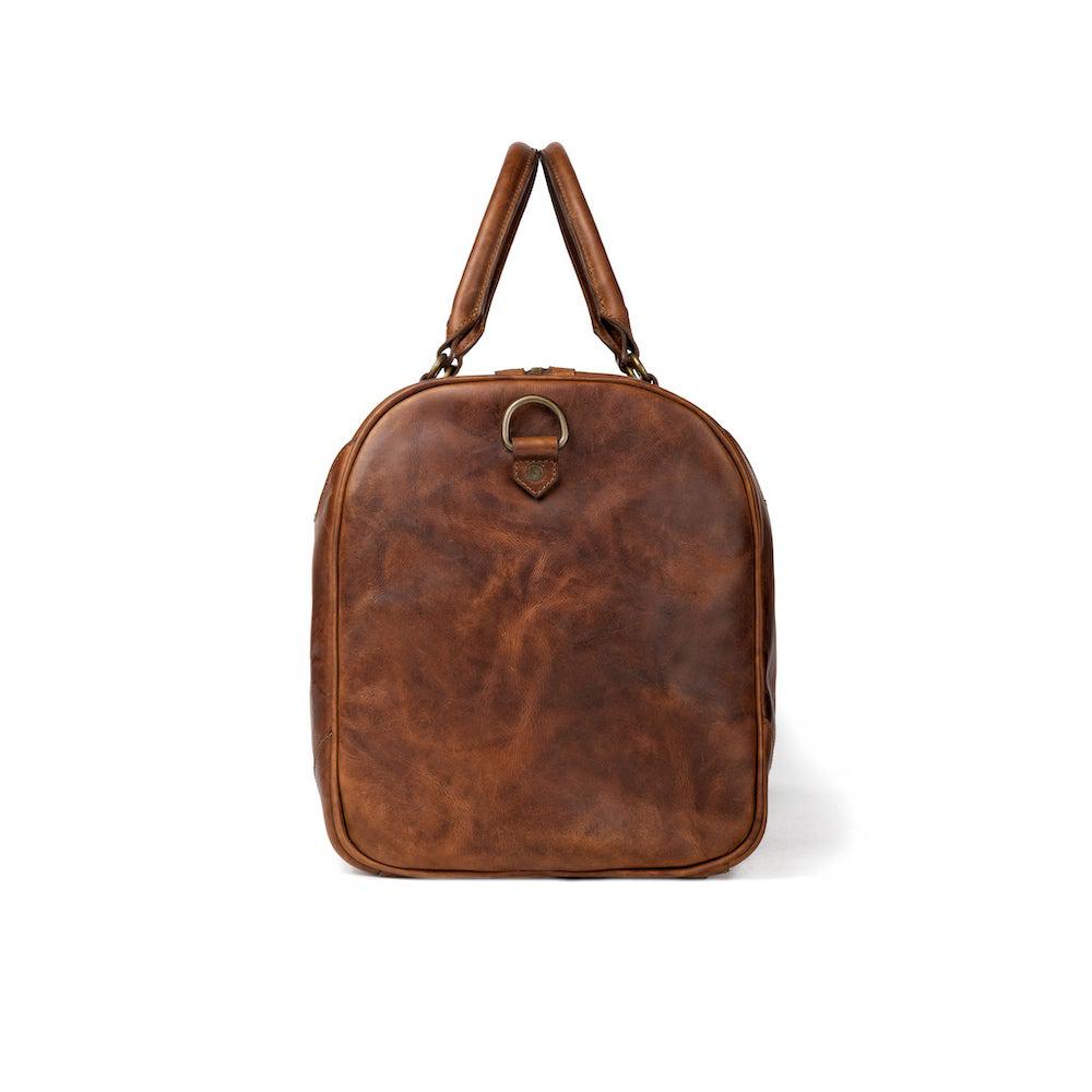 Benjamin Leather Duffle Bag Mission Mercantile Leather Goods