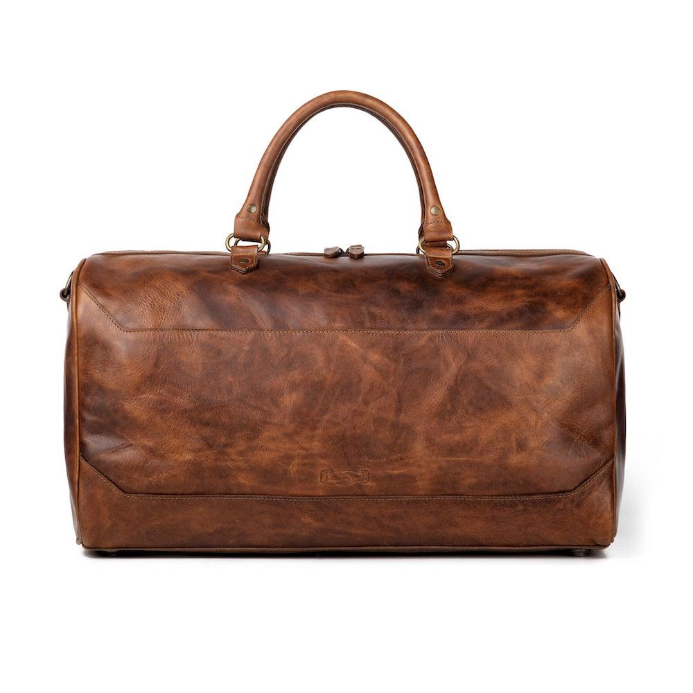 Benjamin Leather Duffle Bag Mission Mercantile Leather Goods