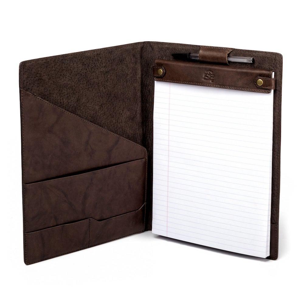 Benjamin Leather Padfolio Mission Mercantile Leather Goods