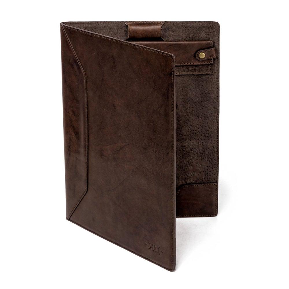 Benjamin Leather Padfolio Mission Mercantile Leather Goods
