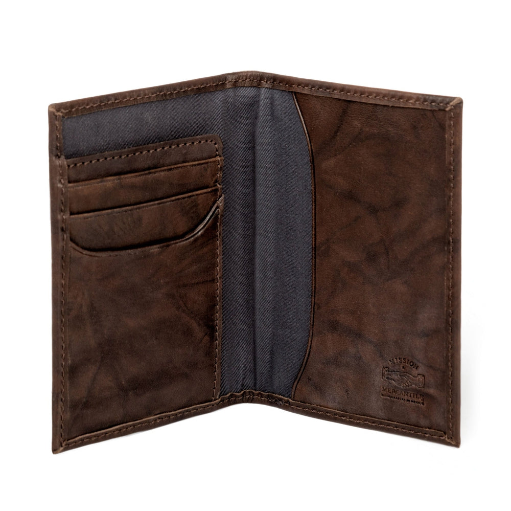 Benjamin Leather Passport Wallet Mission Mercantile Leather Goods