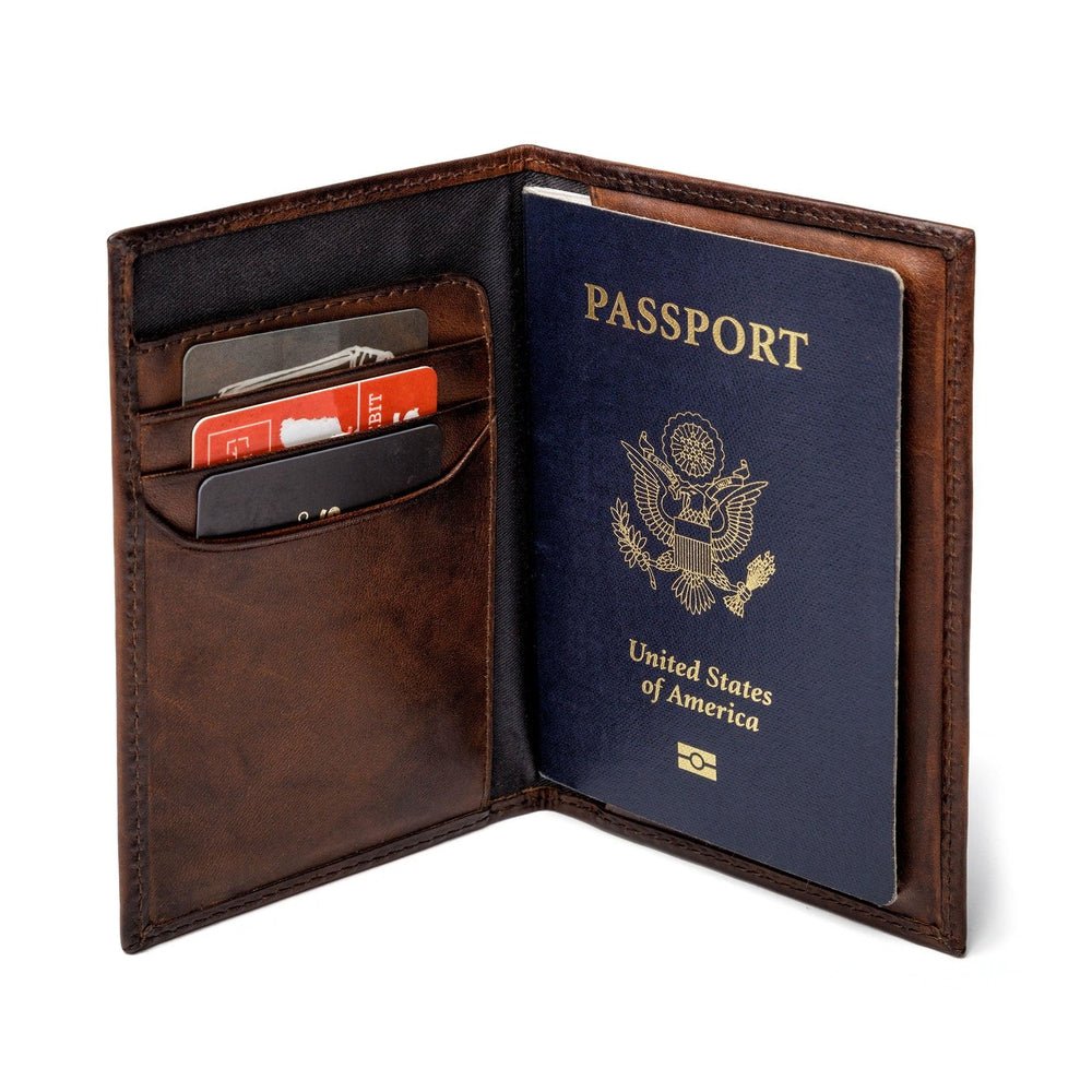 Benjamin Leather Passport Wallet Mission Mercantile Leather Goods