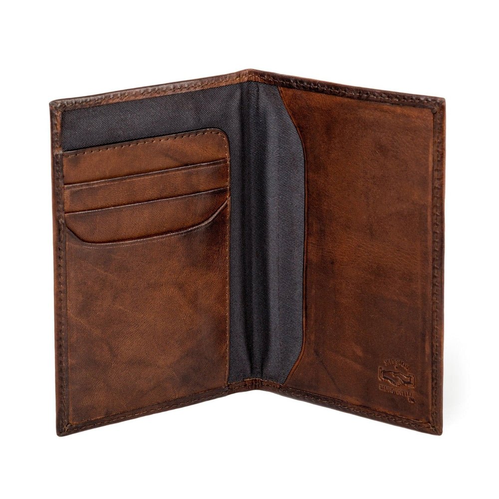 Benjamin Leather Passport Wallet Mission Mercantile Leather Goods