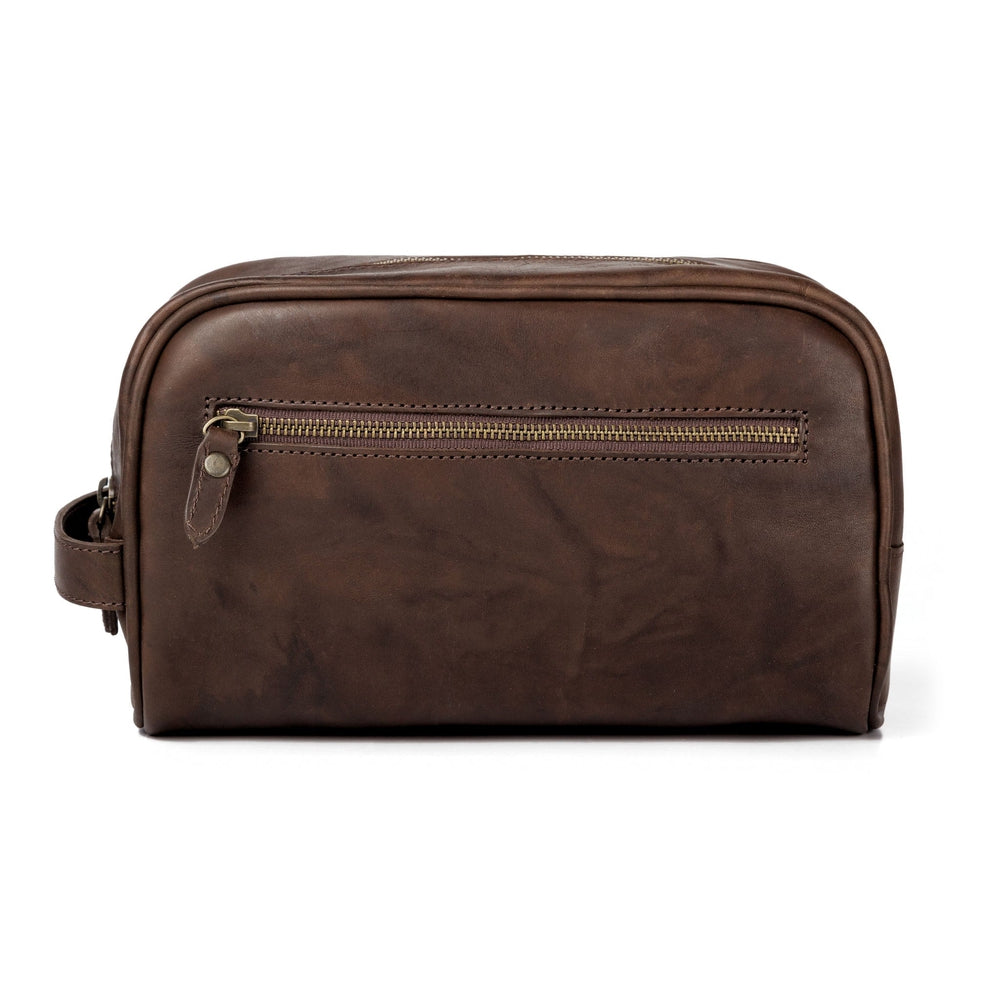 Benjamin Leather Toiletry Wash Bag Mission Mercantile Leather Goods