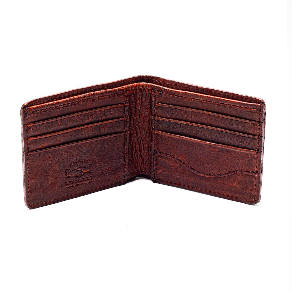 Campaign Leather Bifold Wallet Mission Mercantile Leather Goods